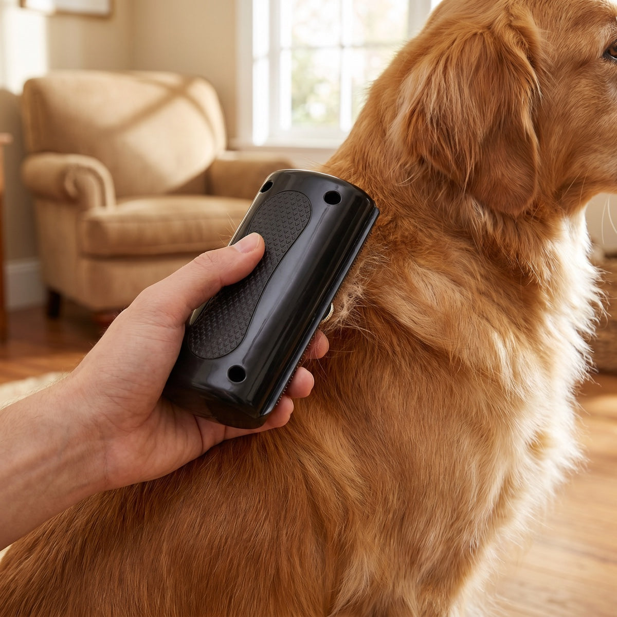 Self-Cleaning Pet Grooming Comb - One-Click Hair Release Deshedding Brush for Dogs & Cats