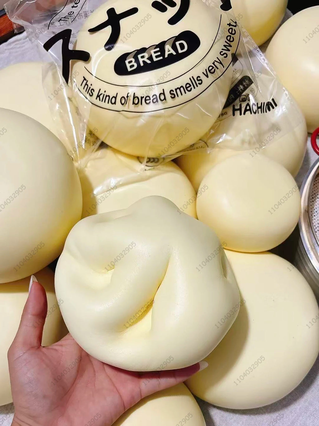 Milk Bun Squishy - Soft Slow Rise Bread Squeeze Toy