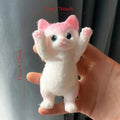 Realistic Fluffy Kitten Squishy - 13 cm Slow Rise Cat Squeeze Toy