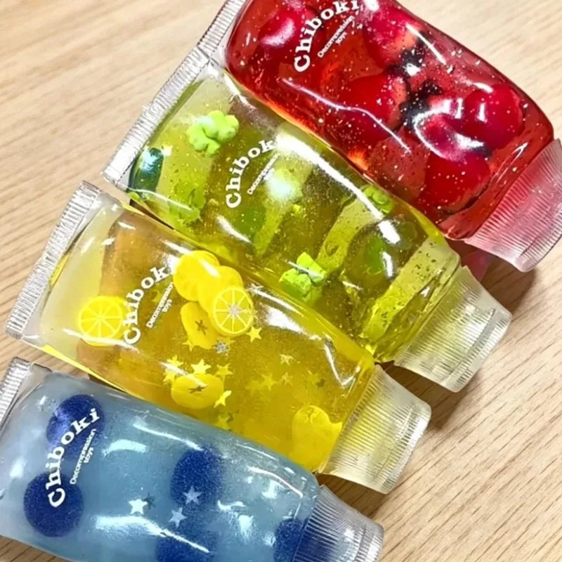 Fruit Jelly Gooey Squishy Tube - Slow Rise Maltose Squeeze Toy