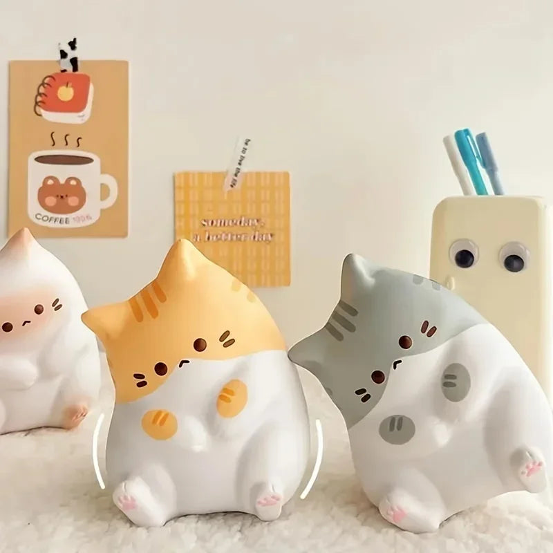 Chubby Cat Squishy - Soft Slow Rise Kitty Squeeze Toy
