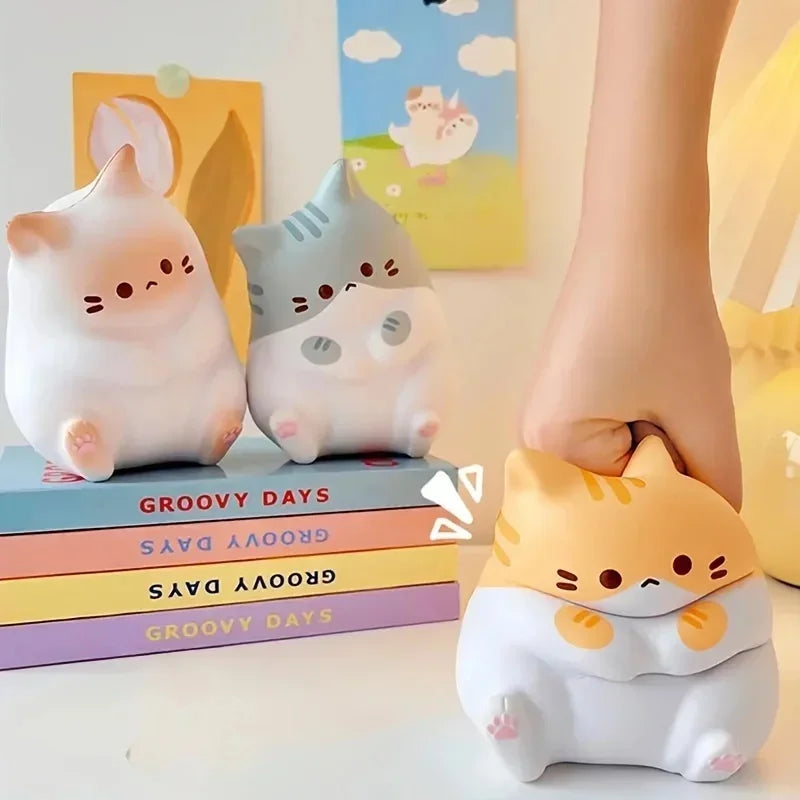 Chubby Cat Squishy - Soft Slow Rise Kitty Squeeze Toy