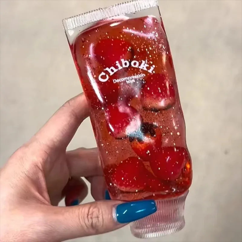 Fruit Jelly Gooey Squishy Tube - Slow Rise Maltose Squeeze Toy