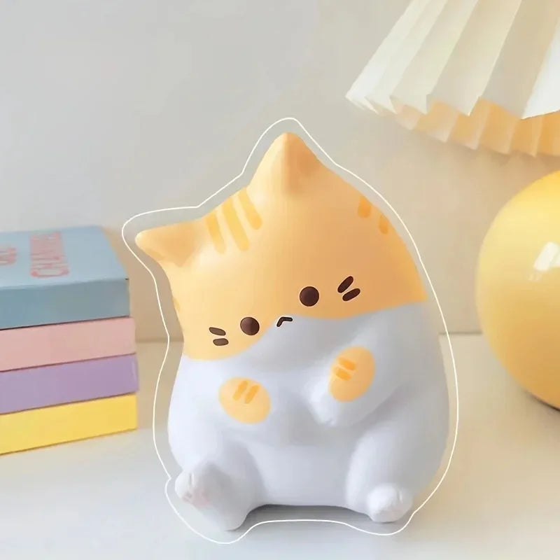 Chubby Cat Squishy - Soft Slow Rise Kitty Squeeze Toy